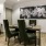 a room with a table and chairs